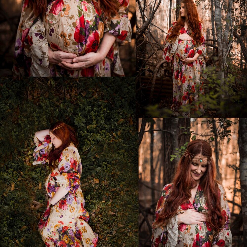 Vintage floral dress